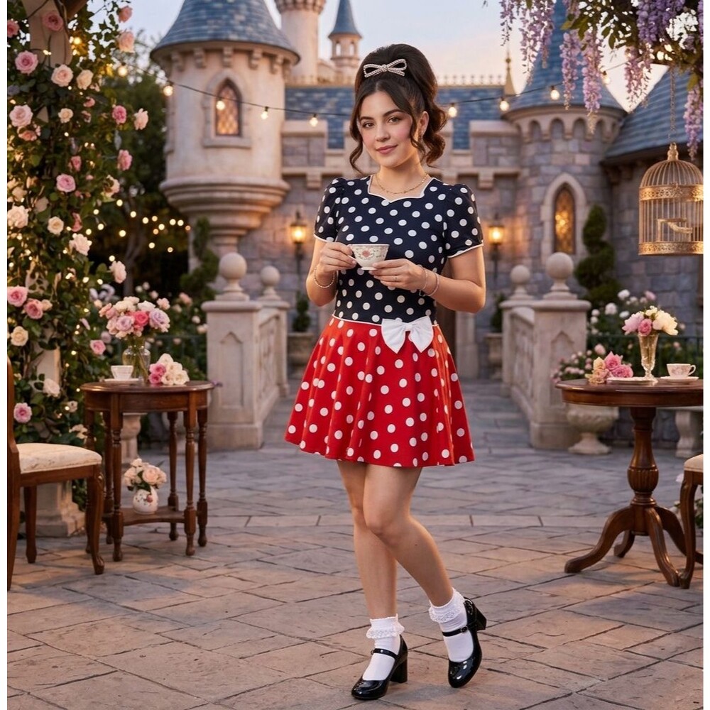 Vintage Rare Editions Minnie Mouse Dress Girls 12 | Fits Adult Women XXS 00